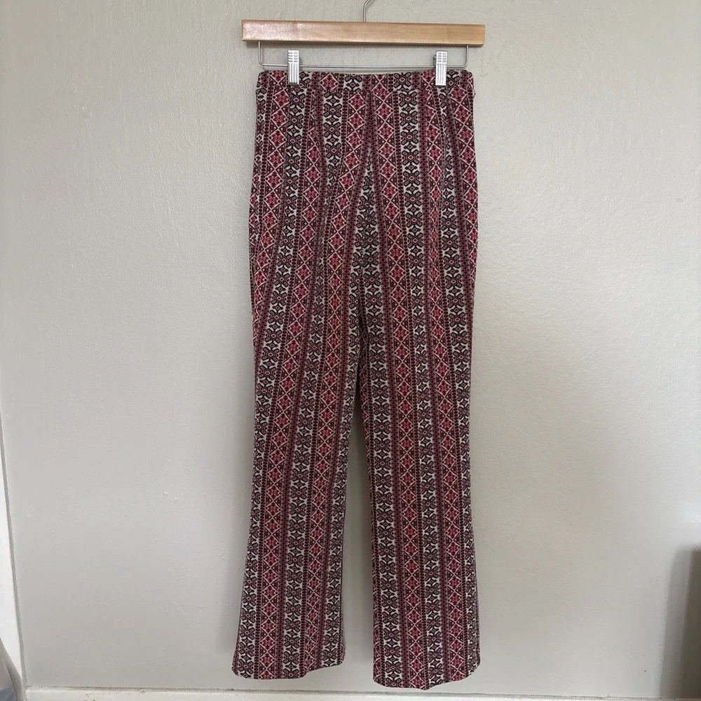 Vintage‎ Miss Holly Pants Women 60s 70s Flare Disco Hippie Festival Groovy - Picture 3 of 8